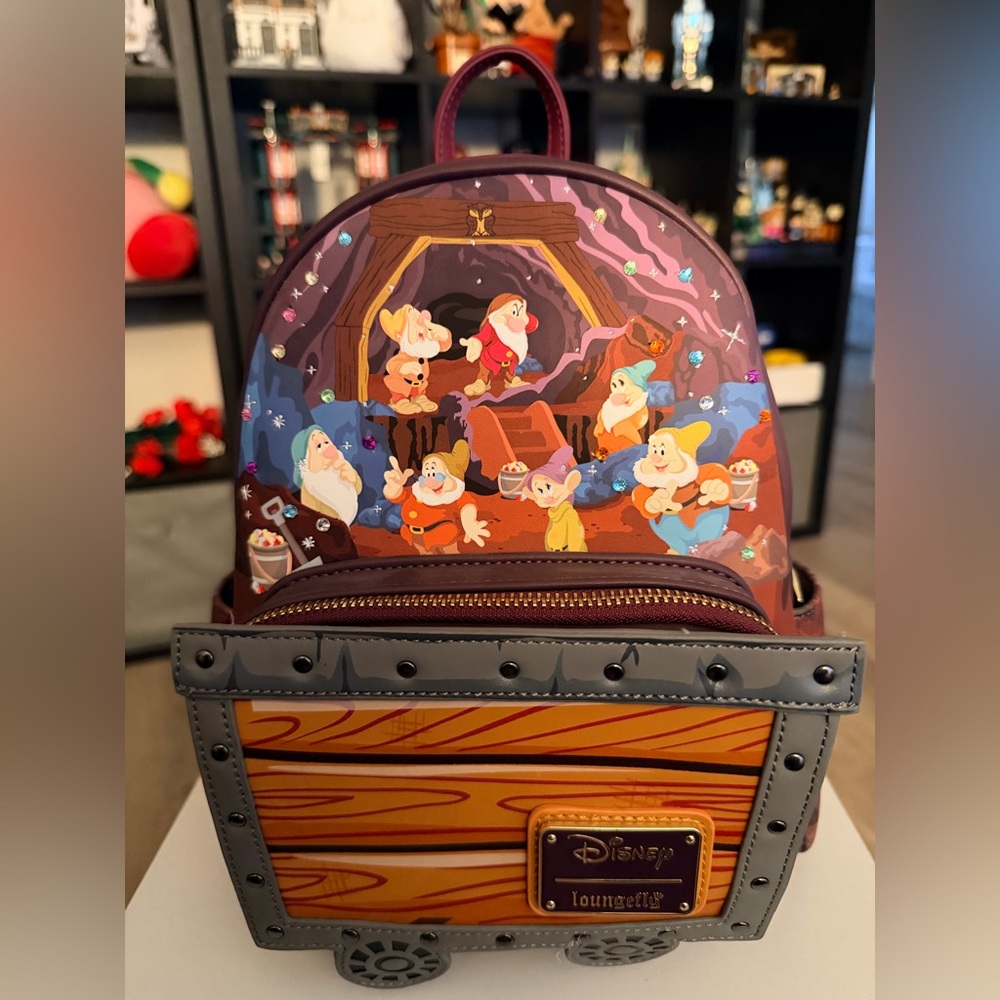 Loungefly Seven Dwarfs Mine Train Mini backpack